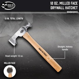 Dead On Tools-12oz Milled Face Drywall Hatchet,(DOHDH12M13)