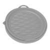 Fryer Silicone Liner Foldable Round Wavy Stripe Heat Resistant Reusable