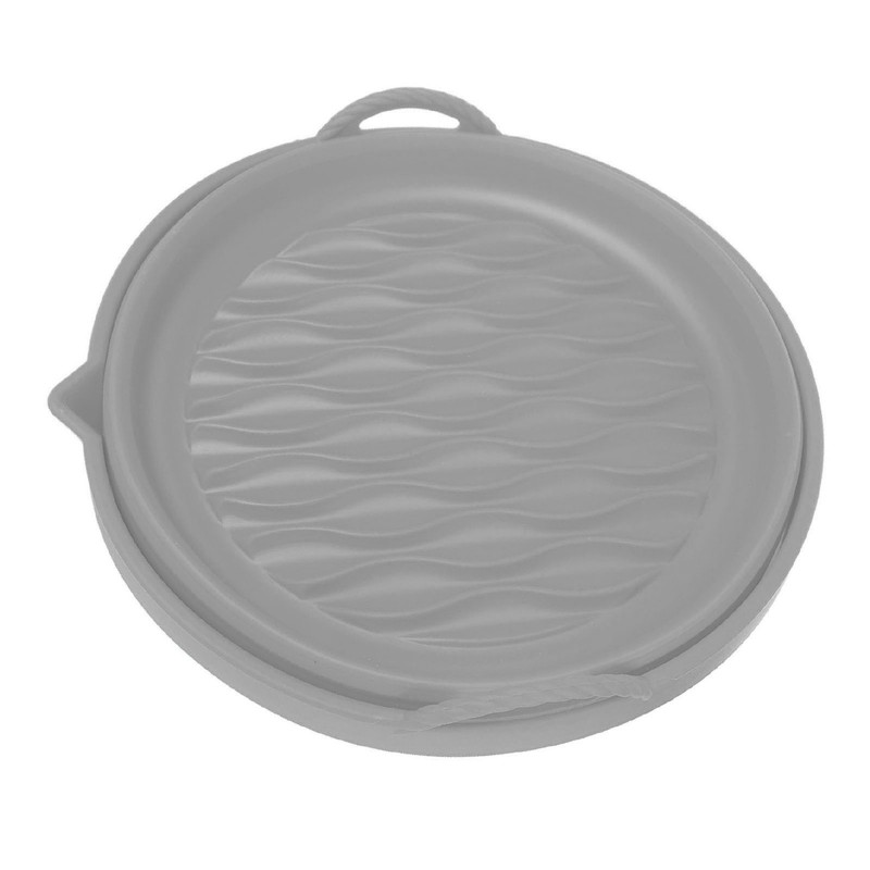 Fryer Silicone Liner Foldable Round Wavy Stripe Heat Resistant Reusable