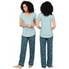 PajamaGram PJs for Women Set - Cotton Women Pajamas, Green