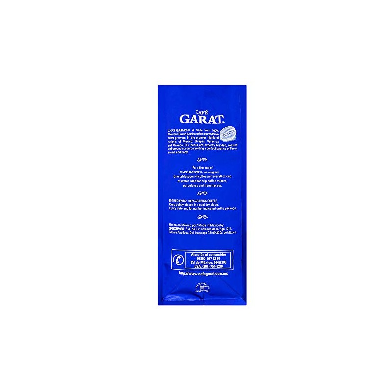 GARAT, Garat Cafe Americano Regular Molido 908 Gr, 908 gramos