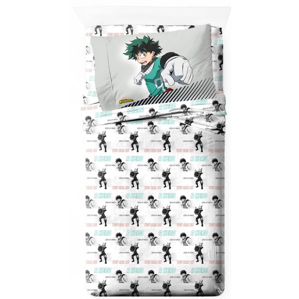 Jay Franco My Hero Academia Twin Size Sheet Set -