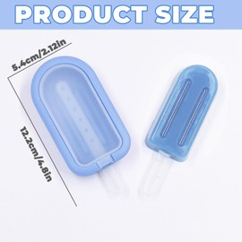 5Pcs Ice Lolly Molds, Non-Stick Reusable Popsicle Molds