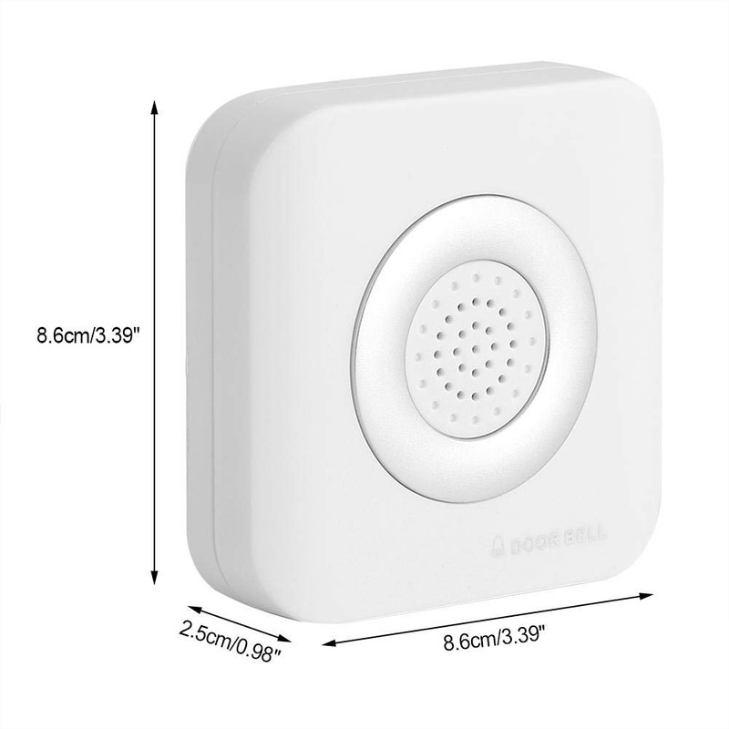 DC 12V Wired Doorbell Chime,Door Bell Alarm Wall-Mounted Door Chime
