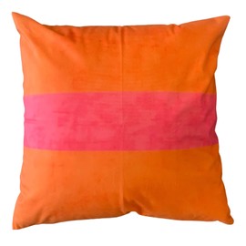 HONYADE Pink and Orange Throw Pillows Covers Wall Art Room Decor Aesthetic Decorative for Bed Couch Living Room Cushion Cover 18inchX18inch