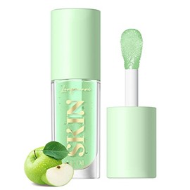 LANGMANNI Moisturizing Lip Oil,No-Sticky Lip Gloss Lip Balm Lip Care,Fruit Flavoured Lip Oil For Dry Lip's Moisturizing Hydrating And Nourishing (Green Apple)