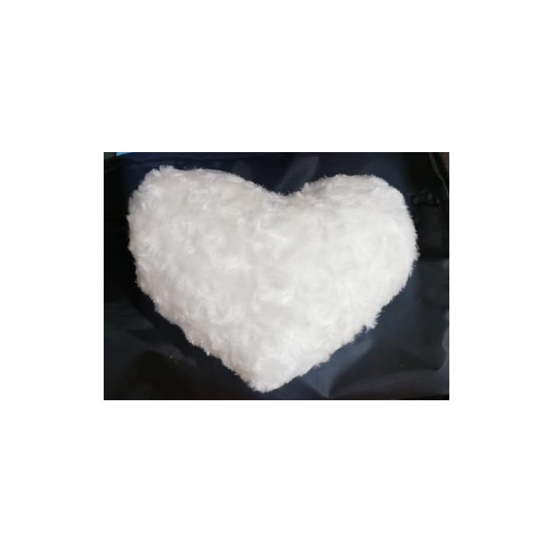 VX Plush Heart Shaped Mini Cushion 2pcs 20cm Decorative Pillow,
