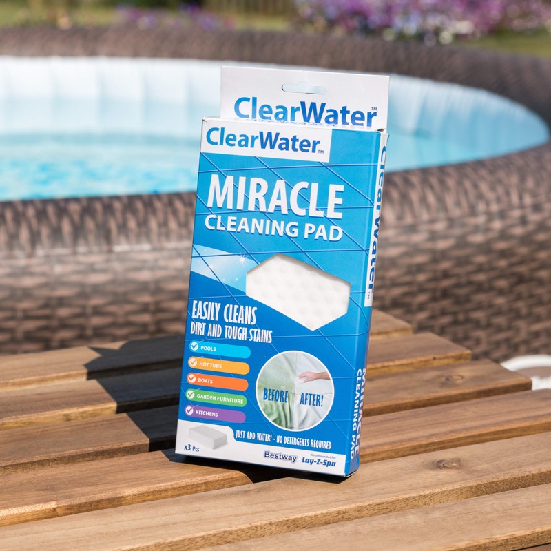 Clearwater Miracle Pad Pool and Spa Cleaning Sponge - Pack
