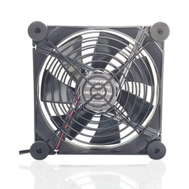 Easycargo 2-Pack 140mm USB Fan Quite, USB Fan 5V, Cooling Fan with Multi Speed Controller (140mm)