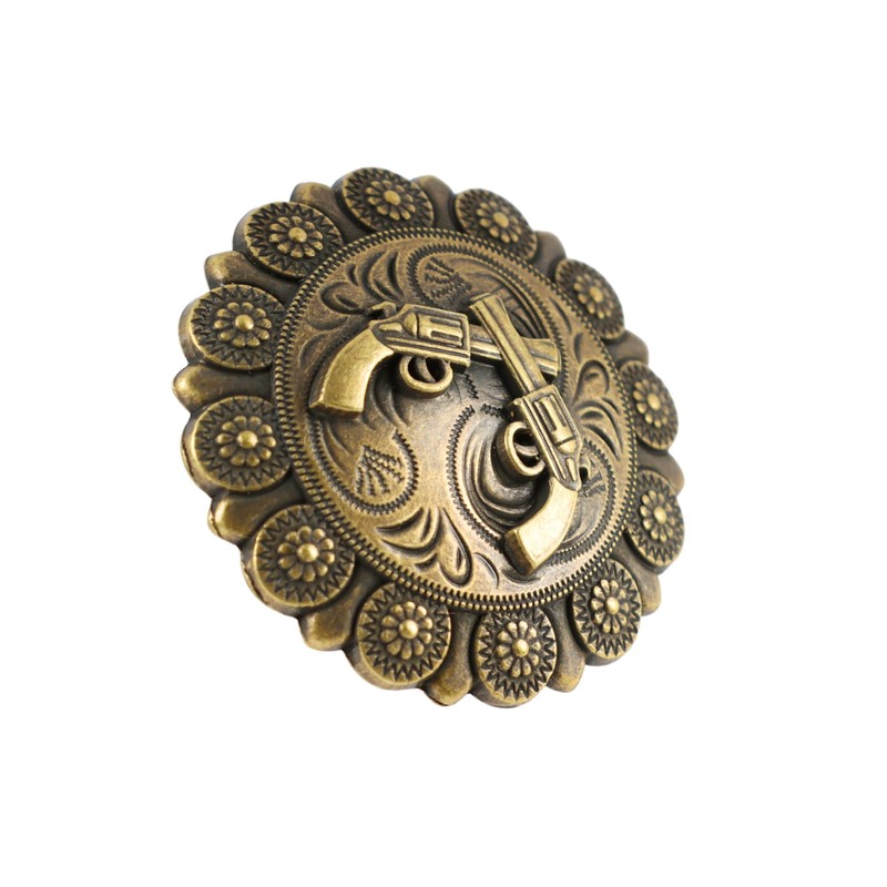 6Pcs Denim Style Refrigerator Magnets, 3D Bronze Fridge Magnets, Cool