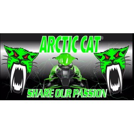 Prime FX Arctic Cat Banner Full Color Vinyl Snowmobile Shop Display