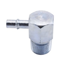 GSKMOTOR 3/8" NPT 1/4" 90 ° Intake Manifold Vacuum Fitting Nipple Steel