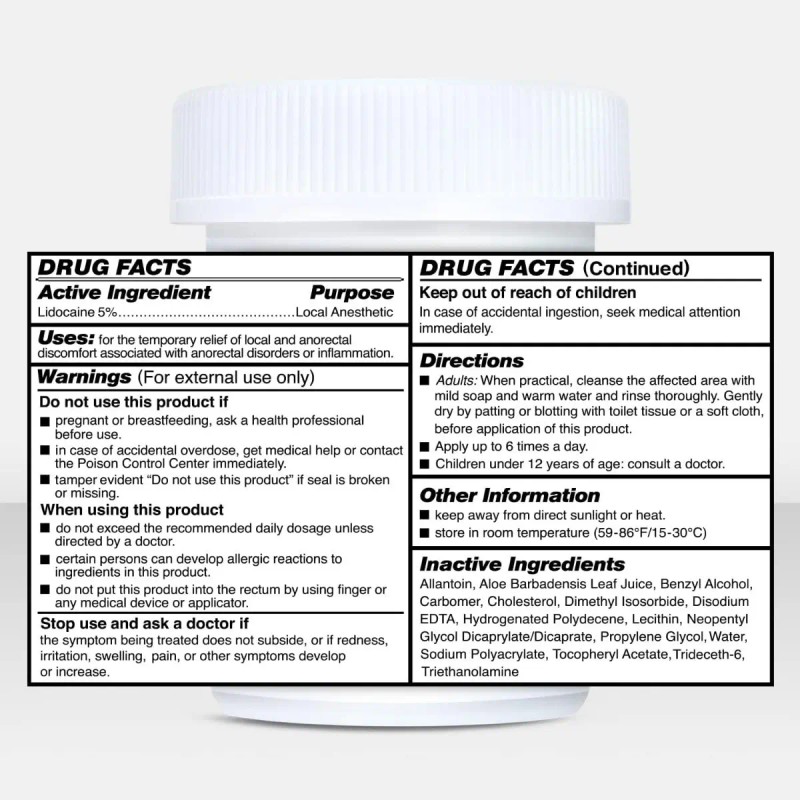 Crema Anestésica Tópica Acción Rápida Number Master 119g