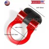 SDeelCase Blue Plastic Tape on Adjustable Racing Decoration Tow Hook