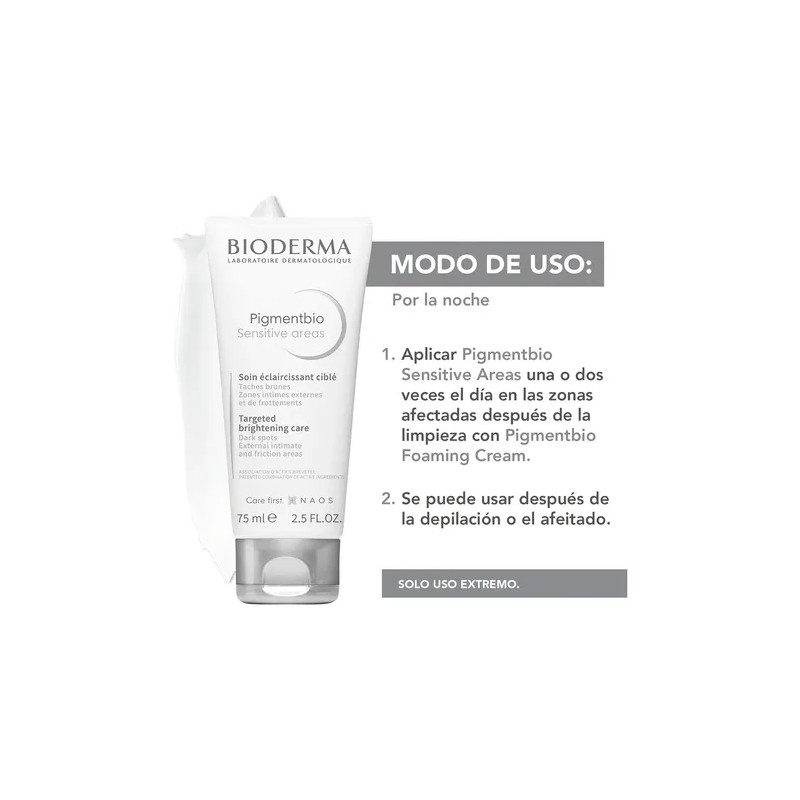 Bioderma Pigmentbio Sensitive Areas Crema 75 Ml