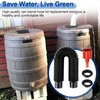 Rain Barrel Hose Connector Kit to Link Rain Water Collection