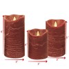 Battery Operated Flameless Led Candles Real Wax Pillar Candles with