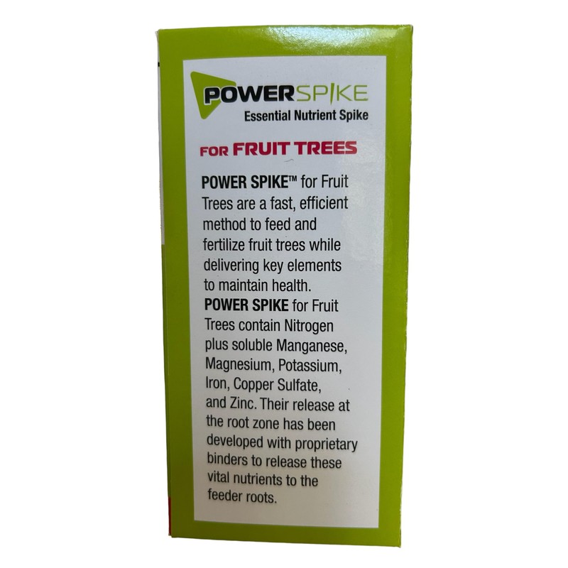 Power Spike for Fruit Trees. Specifically formulated to Effectively Feed