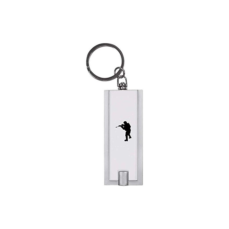 Azeeda 'Army Infantry' Keyring LED Torch (KT00015713)