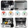 Clean Dirty Dishwasher Magnet Sign, Kaluofan Round Cleaning Dishwasher Sign