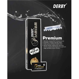 Derby Premium - Cuchillas individuales (300 hojas)