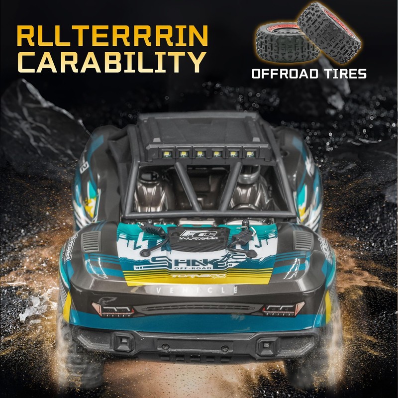 Hobby RC Trucks,1:18 Scale RC Car,4WD Off Road Brushless Monster