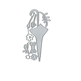Umbrellas Flower Leaf Metal Die Cuts,Spring Flower Leaf Bowtie Cutting Dies Cut Stencils DIY Scrapbooking Decorative Embossing Paper Scrapbooking Card Making