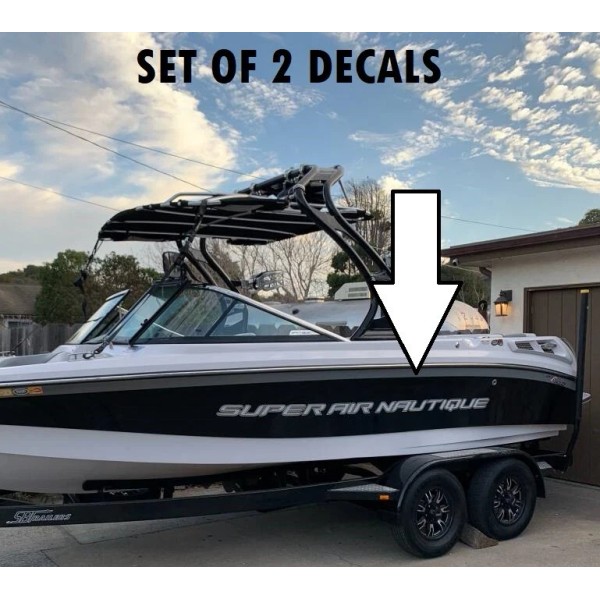 Super Air Nautique Boat Replacement DECALS - 70" (SET 2)