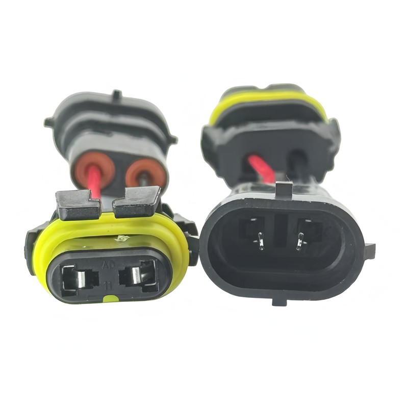 2PCS H8/H9/H11 to 9006 Bulb Socket Conversion Harness - Compatible