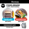Moretoes 50 Pack Meal Prep Containers Reusable 28 Oz, Plastic