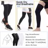 2 Pcs Sport Leg Compression Sleeves Full Leg Sports Leg