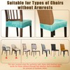 JQinHome Waterproof Dining Chair Seat Covers Set of 2 |