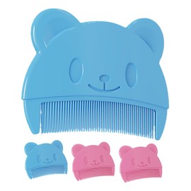 Baluue Baby Bathtub Hair Brush Set 4pcs Shampoo Comb for Cradle Cap Soft Scalp Scrubber for Toddler Girls and Infant Care