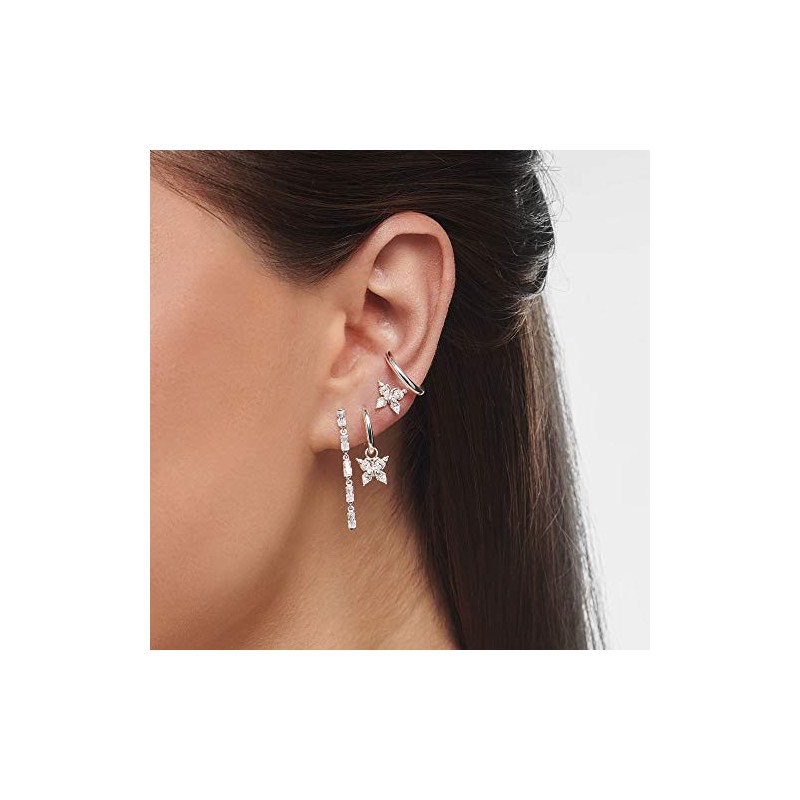 Thomas Sabo Single Earring 925 Sterling Silver H2184, Sterling Silver,