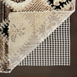 Rug Gripper Heavy Duty White PVC Carpet Gripper (120 x 180 cm) for Hard Floors Door Mat Indoor Non Slip Rug Underlay for Laminate Floor Washable Rug Gripper for Bathroom Mat & Kitchen Mat