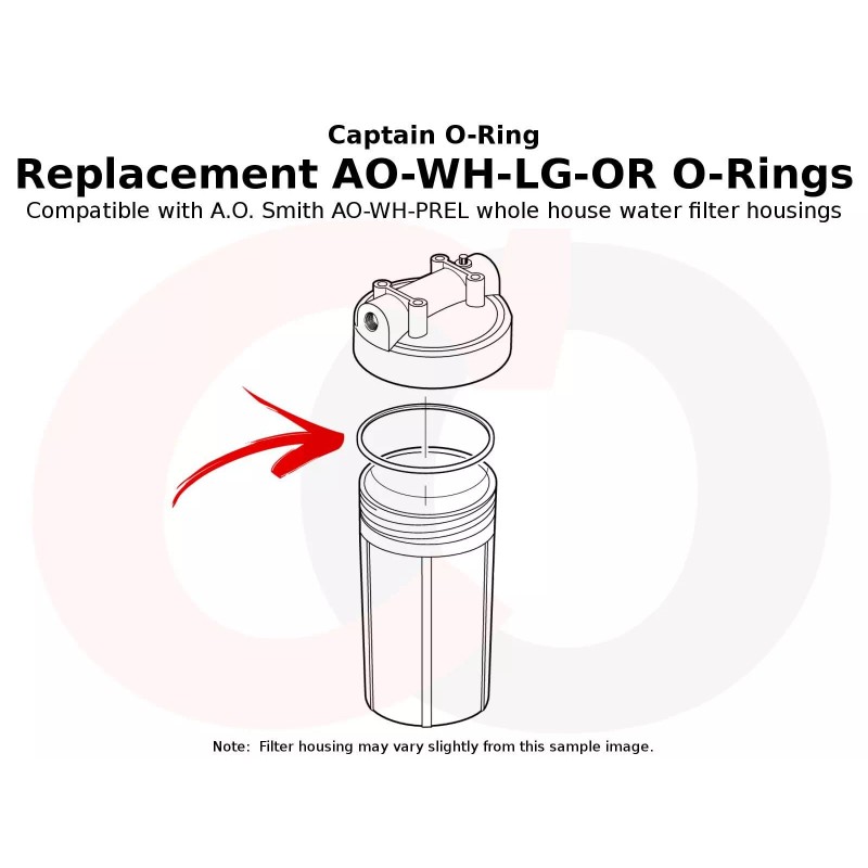 Captain O-Ring AO-WH-LG-OR, PS-WHL-ORG O-Rings for AO Smith AO-WH-PREL, PS-WHL-H