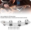 Electric Bass Control Plate Assembly Silver Guitar Musical Instrument Accessories