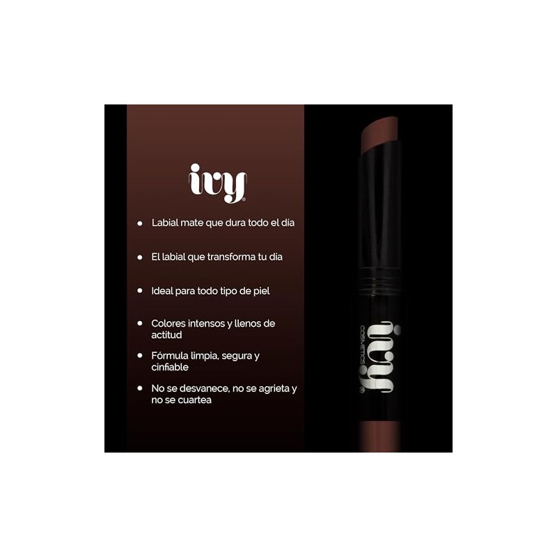 Kit de Labios Nude con Labial Líquido Italia Deluxe, Labial