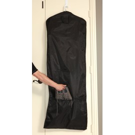 Garment Bag, Black - Garment Bag, Black large Dress 63x22