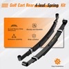 GODCTSUP Golf Cart Heavy Duty Rear 4-Leaf Spring Kit, Fits