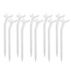 Golf Practice Plastic Material Lightweight Curved Golf Tees Accessories Compact