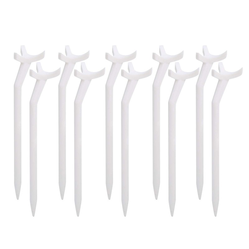Golf Practice Plastic Material Lightweight Curved Golf Tees Accessories Compact