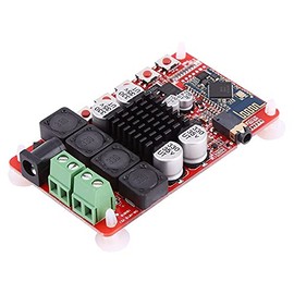 Aswalling TDA7492 50Wx2 Digital Dual Channel Amplifier Module Stereo AMP Board with CSR8635 Bluetooth V4.0 Receiver and Microphone