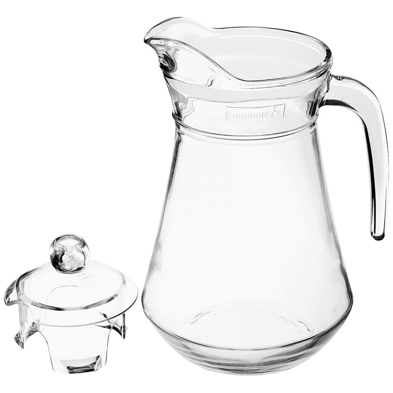 アルクインターナショナル アルク ピッチャー(蓋付) 1.3L G2662 本体: ソーダガラス、蓋: ポリスチレン 中国 PPT333
