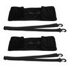 2 Pack Stuffable Travel Pillow Soft Velvet Fillable Airplane Neck