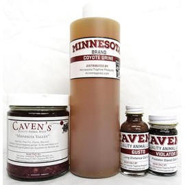 Cavens Minnesota Brand Professional Coyote Trapping Bait and Lure Kit K-13