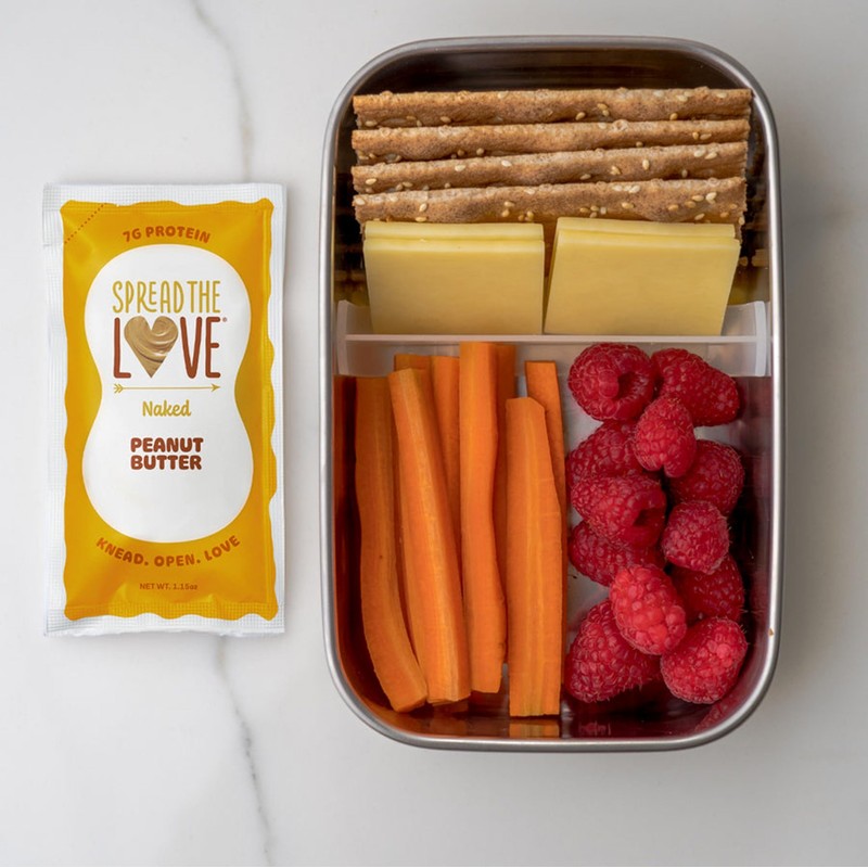 Spread The Love, Single-Ingredient Peanut Butter Squeeze Packs, 1.15 Ounce