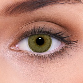 LENZOTICA Classic Braun, -0.75 Dioptrien, DIA 14.00, Monatslinsen, 2 Stück (1 Paar)