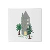 'Honeysuckle Tower Covered in Flowers' 108mm Square Ceramic Tile (TD00026950)