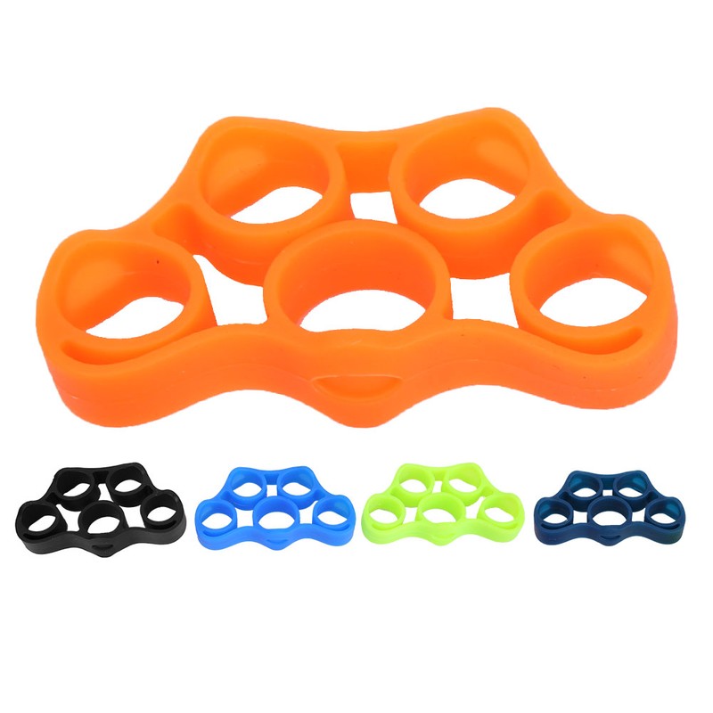 5 Colors Silicone Finger Gripper Strength Trainer Band Hand Yoga